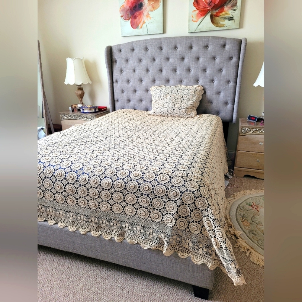 Crochet custom made comforter
